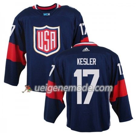 USA Trikot Ryan Kesler 17 2016 World Cup Blau Premier